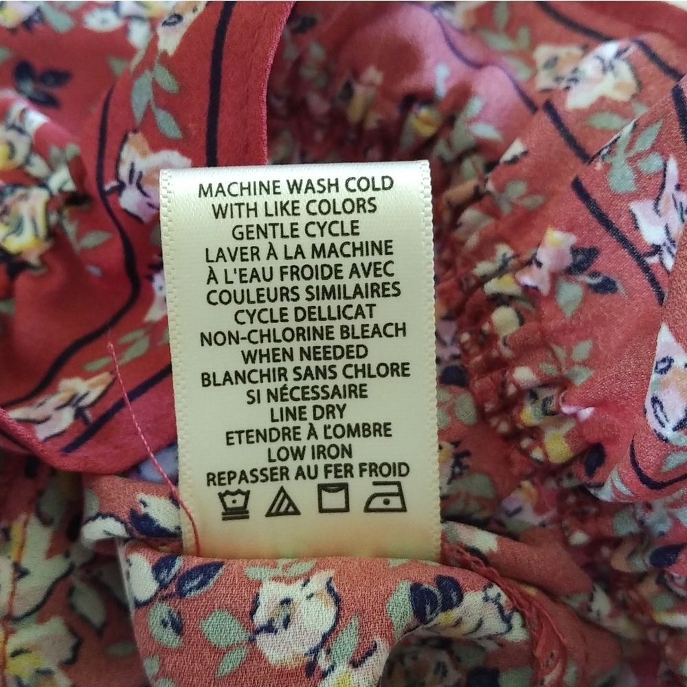 Max Studio Flutter🦋 Sleeve Peasant Blouse - NWT - Picture 10 of 14